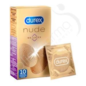 Durex Nude No Latex - 10 préservatifs