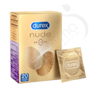 Durex Nude No Latex - 20 préservatifs
