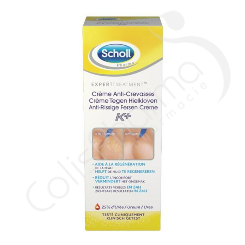 Scholl Behandeling - Crème tegen hielkloven K+ 60 ml