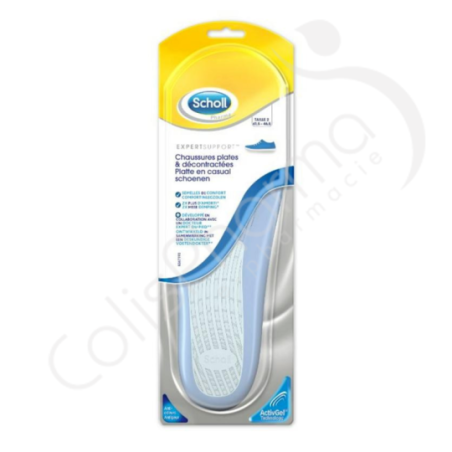 Scholl Pharma Semelles Chaussures plates & décontractées - Taille 2 - Pointure 41,5 - 46,5