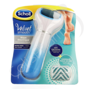 Scholl Velvet Smooth - Râpe électrique + Gommage peaux sèches