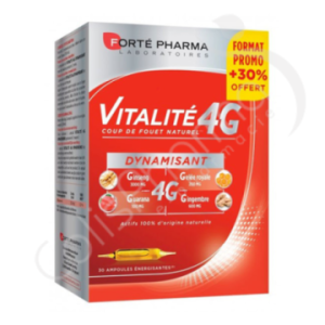 Forté Pharma Energie Vitalité 4G Promo Pack - 30 ampullen