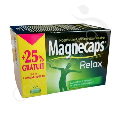 Magnecaps Relax - 56 comprimés + 14 gratuits