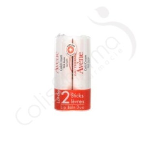 Avène Duo Cold Cream Stick Lèvres - 2x4 g