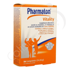 Pharmaton Vitality - 56 comprimés