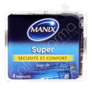 Manix Super Sécurité et Confort - 4 préservatifs