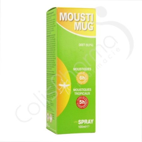 Moustimug Spray 9,5% DEET - 100 ml