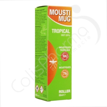 Moustimug Tropical Roller 30% DEET - 50 ml