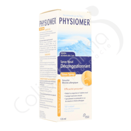 Physiomer Sinus Ontzwelt de Neus - Neusspray 135 ml