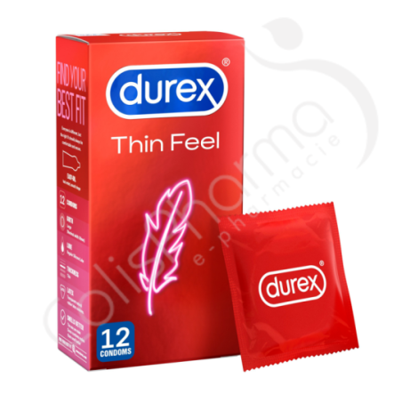 Durex Feel Thin - 12 préservatifs