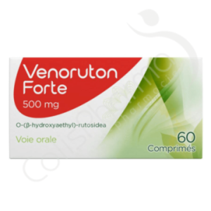 Venoruton Forte 500 mg - 60 comprimés