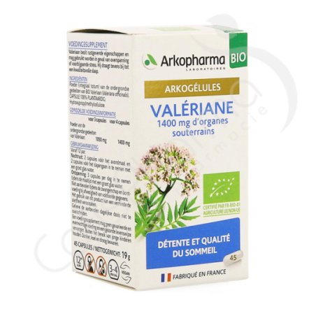 Arkogélules Valériane Bio - 45 gélules Arkogélules Valériane Bio - 45 gélules
