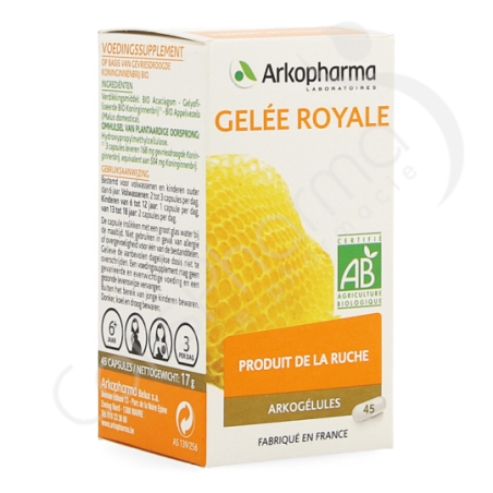 Arkogélules Gelée Royale - 45 gélules