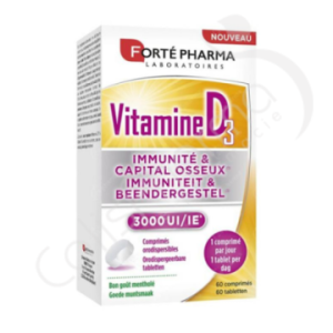 Vitamine D3 3000 UI - 60 tabletten