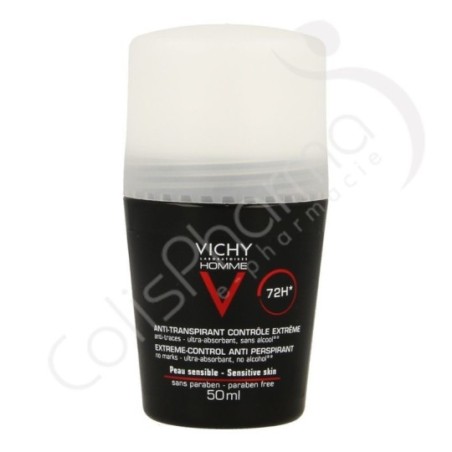 Vichy Homme Deodorant Roll-On - 50 ml