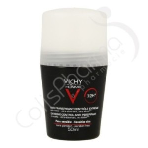 Vichy Homme Deodorant Roll-On - 50 ml