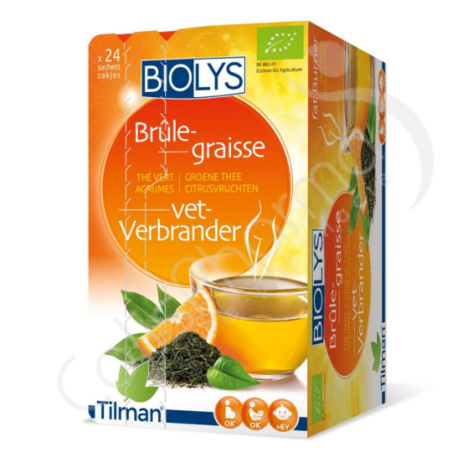 Biolys Groene Thee Citroenvruchten - 24 sachets