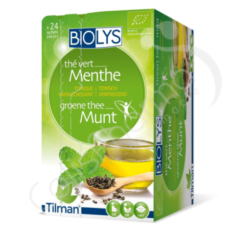 Biolys Groene Thee Munt - 24 sachets