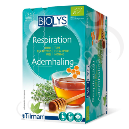 Biolys Thym Eucalyptus Miel - 24 sachets