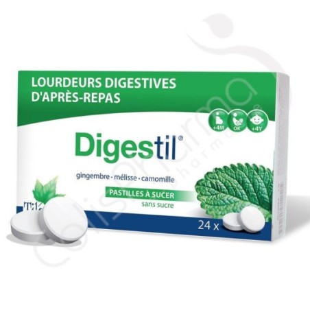 Digestil - 24 pastilles à sucer