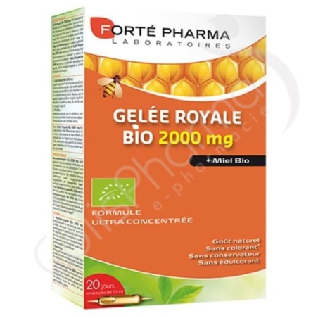Forté Pharma Gelée Royale Bio 2000 mg - 20 ampoules