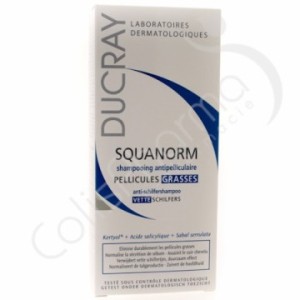 Ducray Squanorm Verzorgende Shampoo Vette Schilfers - 200 ml