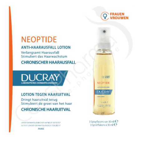 Neoptide Lotion Anti-haaruit - 3 x 30 ml