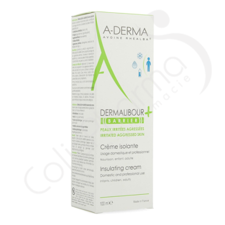 A-Derma Dermalibour+ Barrier Isolerende Crème - 100 ml