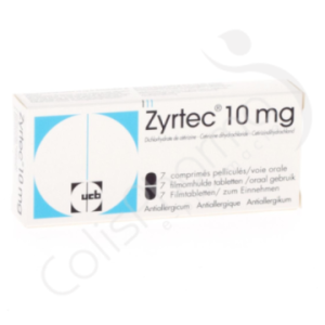 Zyrtec 10 mg - 7 tabletten