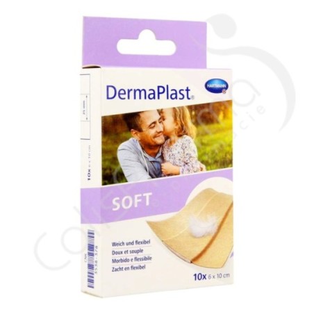 DermaPlast Soft 6x10 cm - 10 pansements