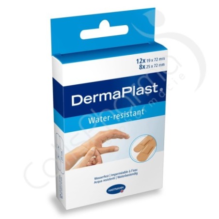 DermaPlast Waterresistant - 20 pansements