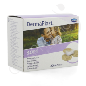 DermaPlast Soft Injection Pansement Ronds - 200 pansements