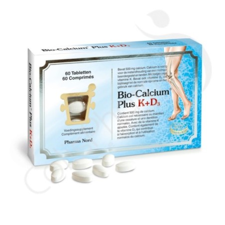 Bio-Calcium Plus K + D3 - 60 comprimés