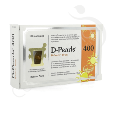 D-Pearls 400 - 120 capsules