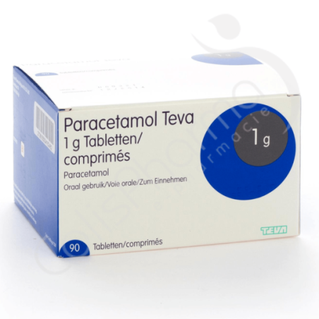 Paracetamol Teva 1 g - 90 tabletten