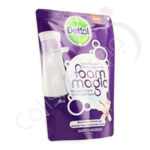 Dettolhygiene - 200 ml zeep navulling Foam Magic Orchidée + Vanille
