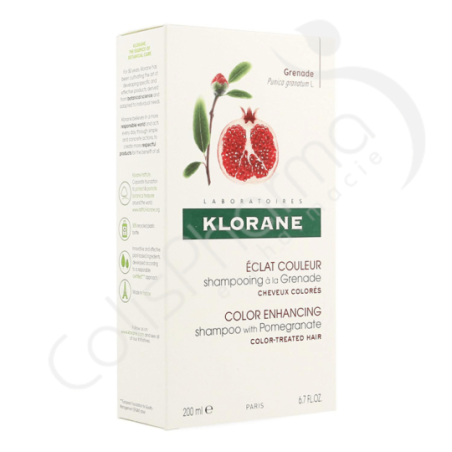 Klorane Shampoing à la Grenade pour cheveux colorés - 200 ml