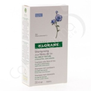 Klorane Shampoo met vlasvezels voor fijn haar - 200 ml