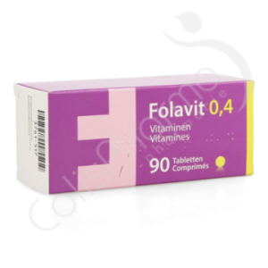 Folavit 0,4 mg - 90 tabletten