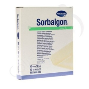 Sorbalgon 10 x 10 cm - 10 compressen