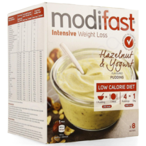 Modifast Pudding Yaourt aux Noisettes - 8 sachets de 55 g