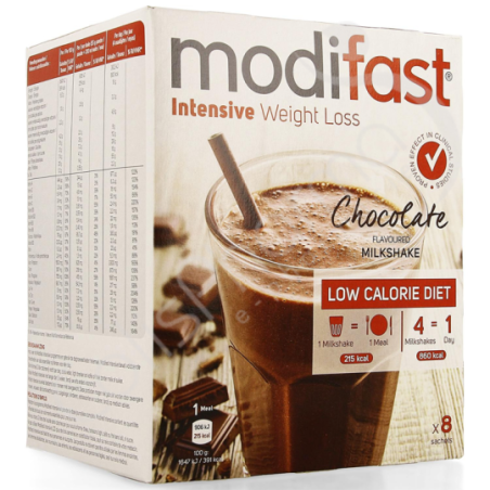 Modifast Milkshake Chocolade - 8 sachets van 55 g