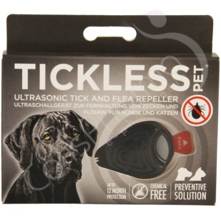 Tickless Pet Black - 1 ultrasoon ongediertebestrijdingsmiddel