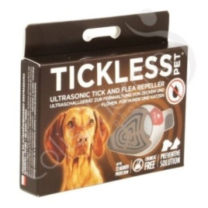 Tickless Pet Bruin - 1 ultrasoon ongediertebestrijdingsmiddel