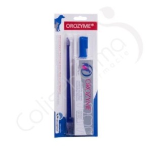 Orozyme - 1 kit de brossage dentaire pour chien