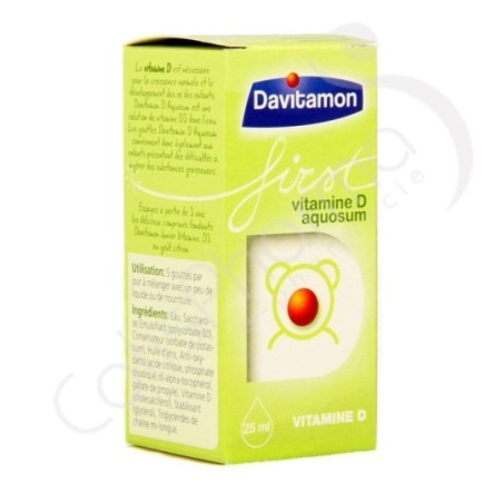 Davitamon First Vitamine D Aquosum - 25 ml