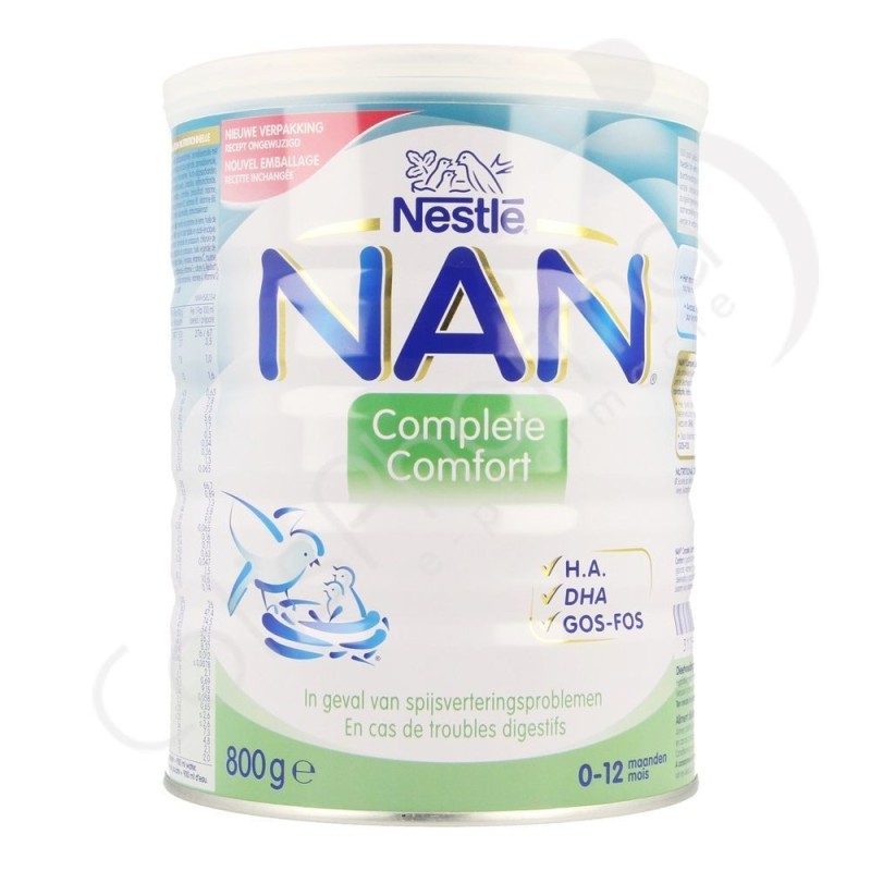 NAN Complete Comfort - Lait Nourrisson - 800g