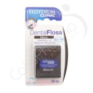 Elgydium Clinic DentalFloss Black - 50 m