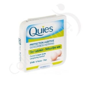 Quies Protection Auditive Cire Naturelle - 8 paires