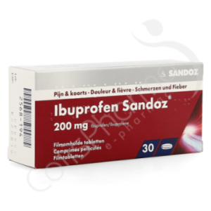 Ibuprofen Sandoz 200 mg - 30 comprimés